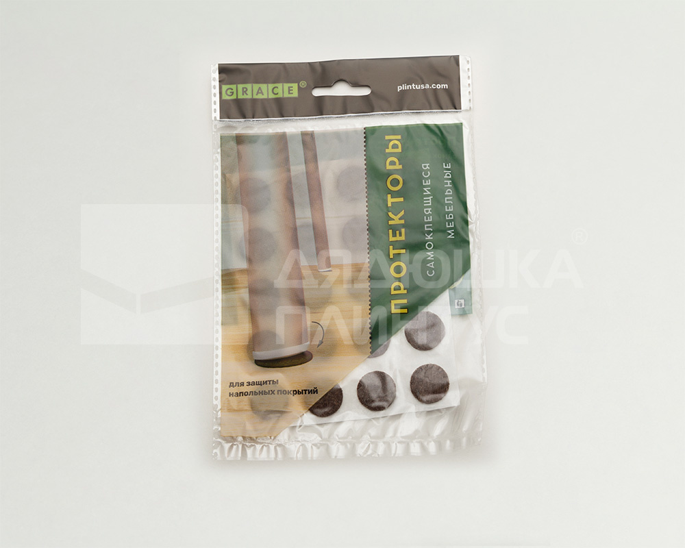 Протекторы фетровые ГРЕЙС 18мм  Коричневый