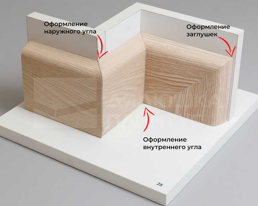 Плинтус МДФ Smartprofile Strong 80М Дуб французский