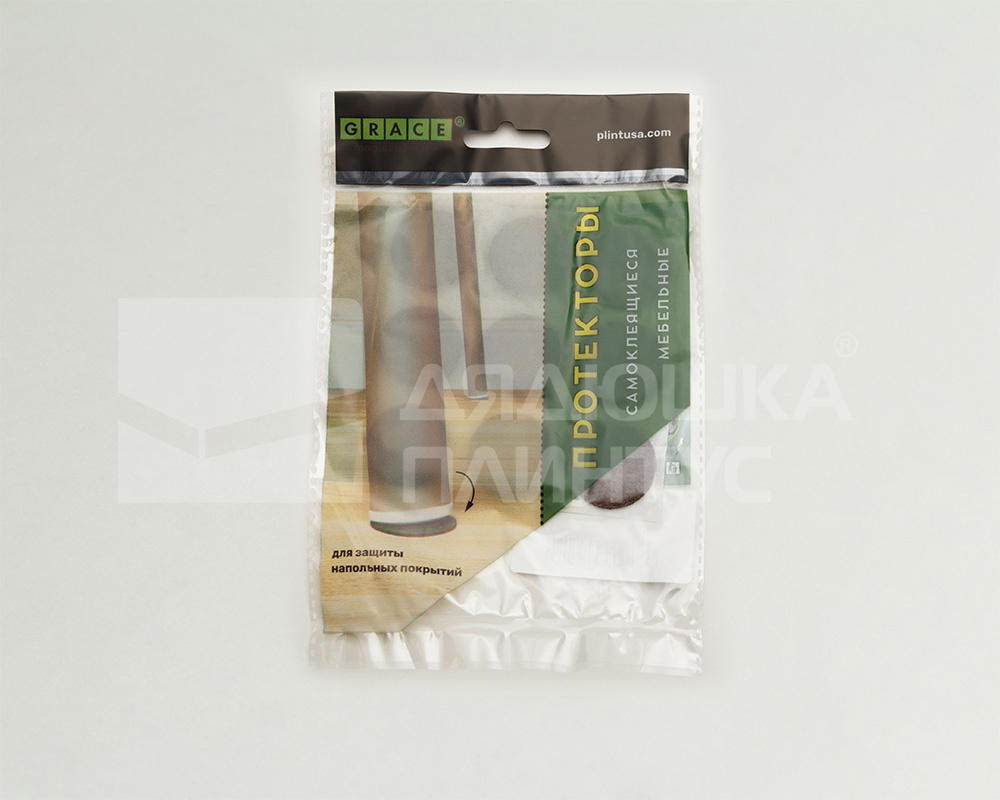 Протекторы фетровые ГРЕЙС 35мм Коричневый