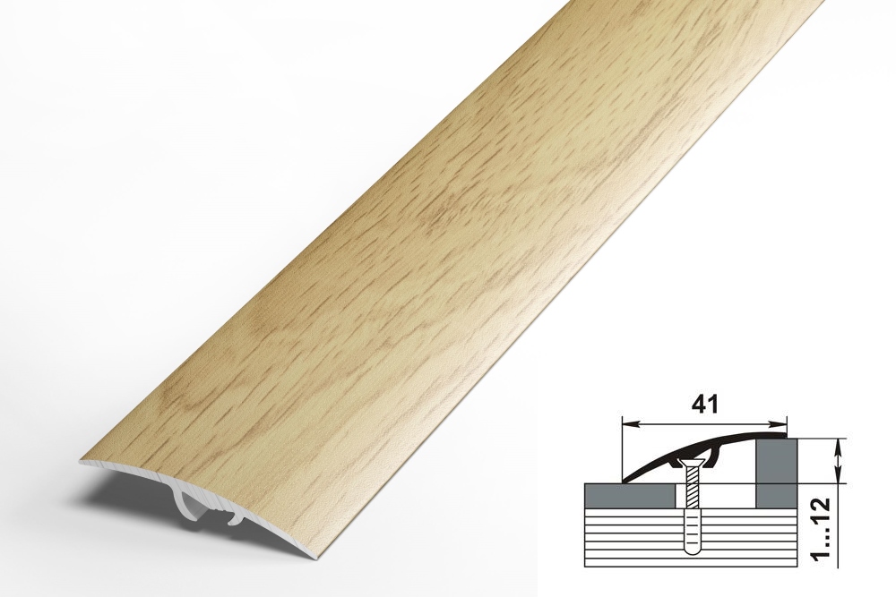 Порог разноуровневый ПР 06.1800.R148 Дуб петровский