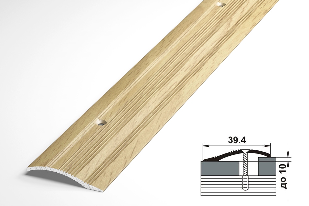 Порог разноуровневый ПР 02.900.R148 Дуб петровский
