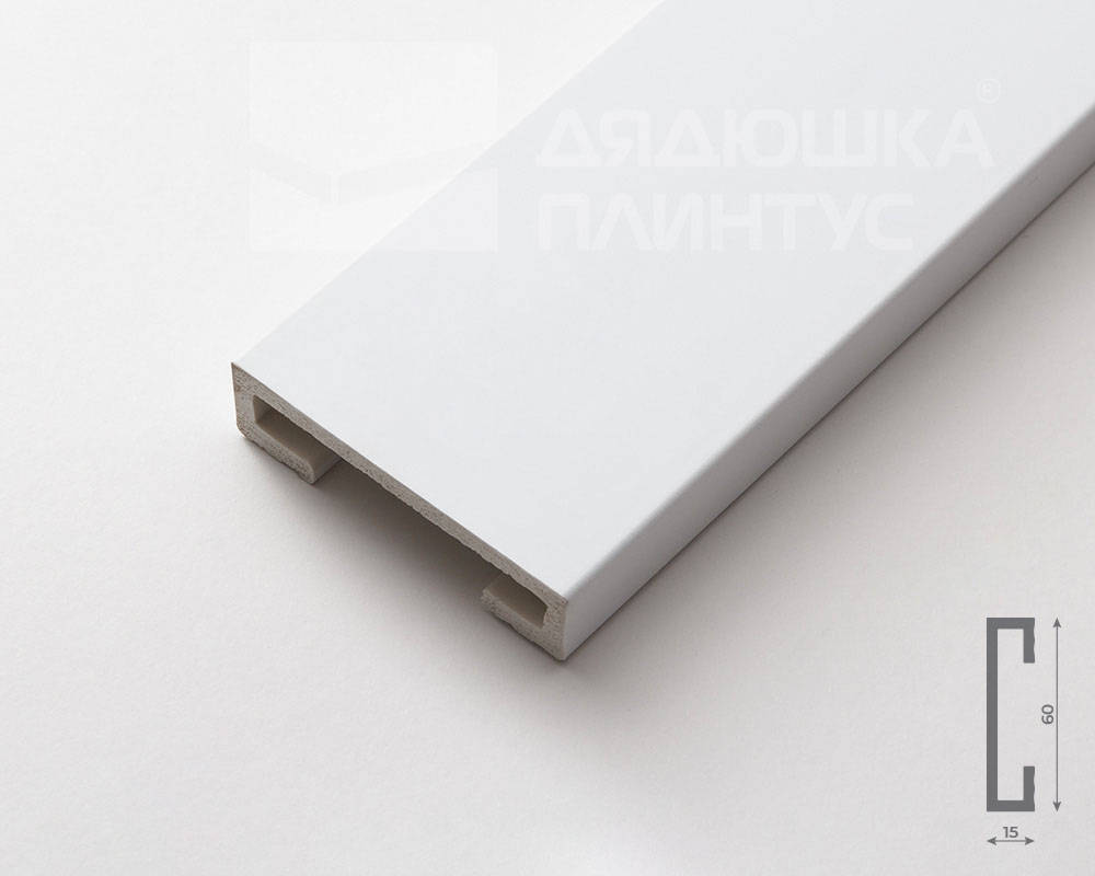 Молдинг Волшебная палочка MSST 101 60*15*2000 Белый под покраску