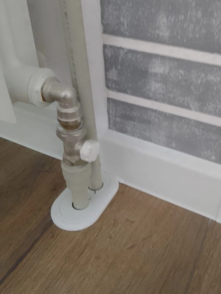 Двойной обвод для труб ПВХ d25 Серый