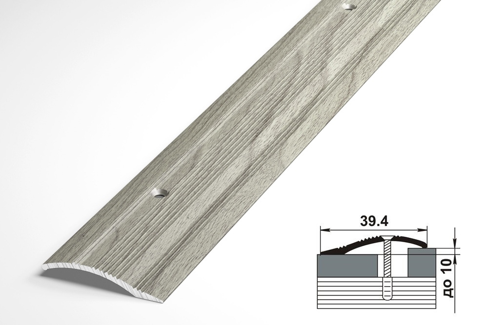 Порог разноуровневый ПР 02.2700.2R195 Сосна серебристая