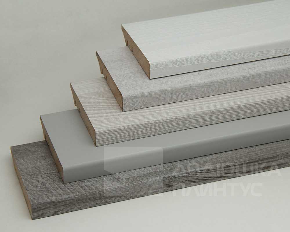 Плинтус МДФ Волшебная палочка. Гарден .228 Дуб Слоновая кость