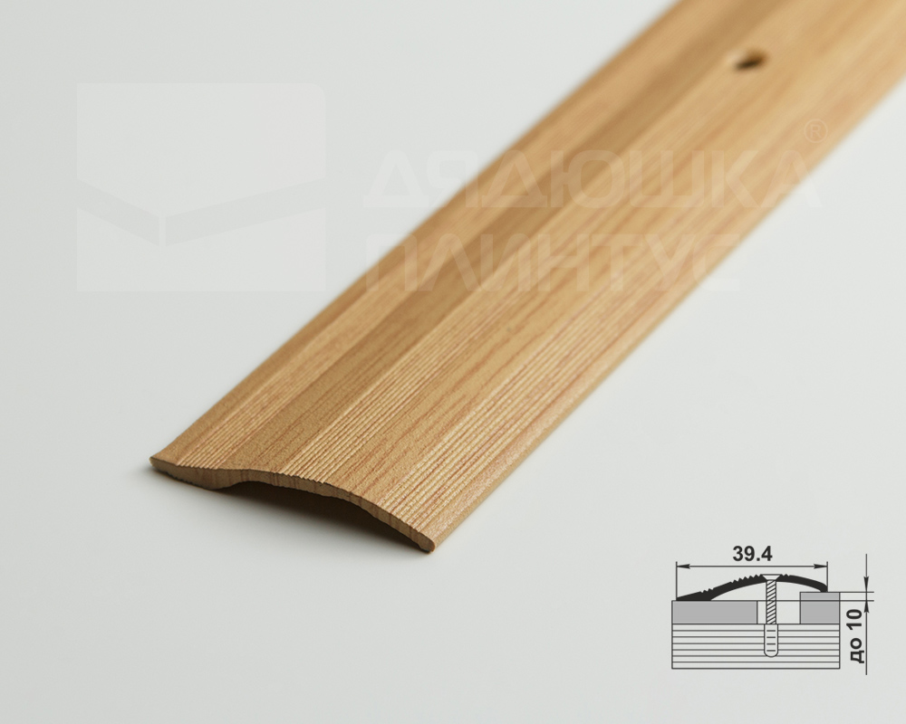 Порог разноуровневый ПР 02.900.082 Дуб светлый