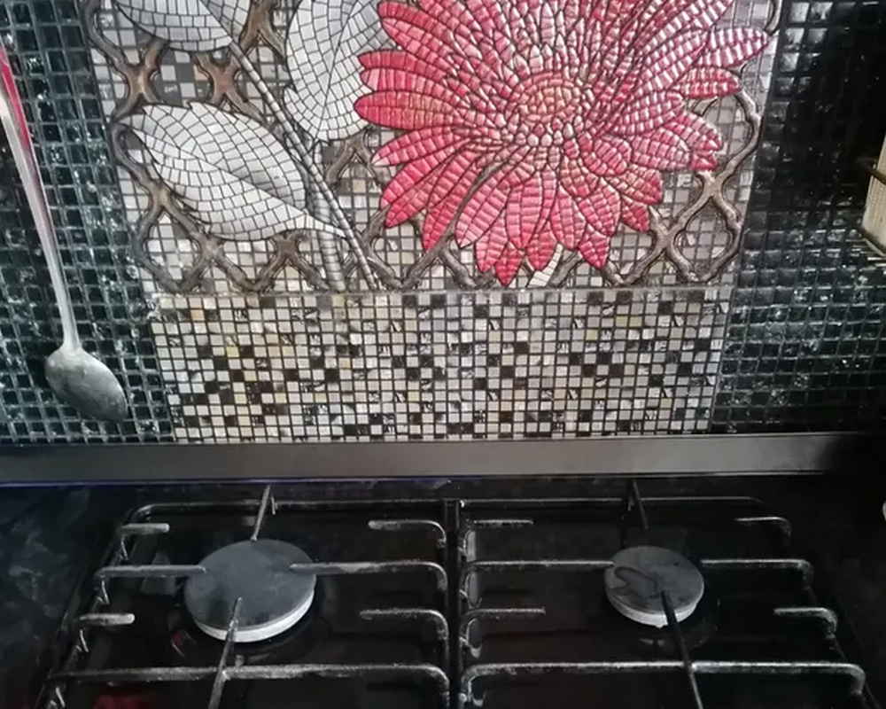 Плинтус для столешниц гладкий Алюминий 25*25мм 3,05м. Черный