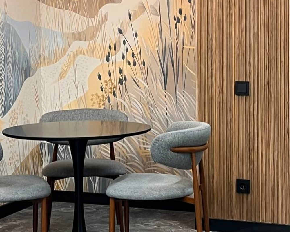 Панель МДФ ACUPAN 61.08.122505.94 зубья 12х122х2760 мм Эльм коричневый