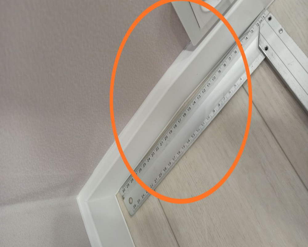 Плинтус ХДФ Dollken Cubu Flex Life 80мм х 2,5 м 1013 Белый