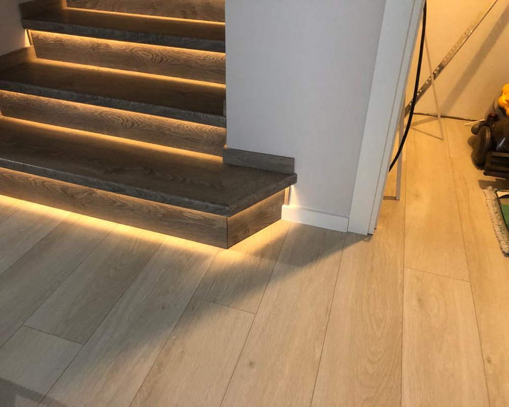 Плинтус ХДФ Dollken Cubu Flex Life 80мм х 2,5 м 1013 Белый