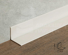 Плинтус эластичный на клеевой основе ПВХ Dollken WLK20 20мм х 15мм. 1137 Белый